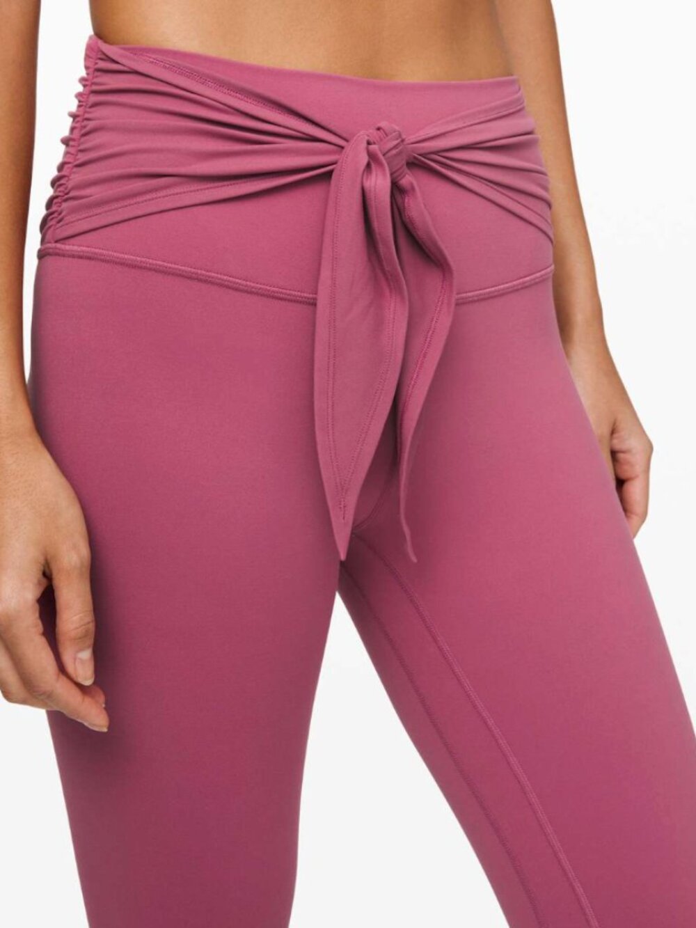 Lululemon Align Sz 4 Pant 28" *Wrap Waist Moss Rose